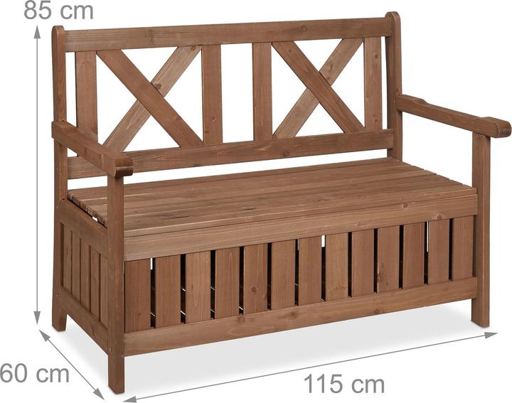 Actual product image Relaxdays Gartenbank