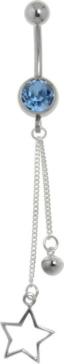Immagine prodotto Bijouteria Piercing ventre (Acciaio chirurgico 316L, Vetro (di orologio), Argento 925)