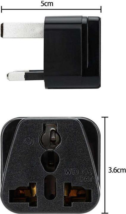 Immagine prodotto Intirilife Set di 4 adattatori per prese UK tipo G