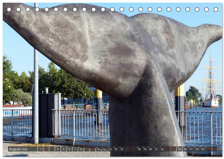 Produktbild Bremen Vegesack - Ein Stadtteil mit Flair (Tischkalender 2025 DIN A5 quer), Monatskalender (A5, Deutsch)