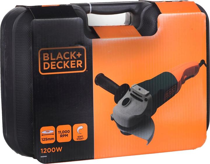 Productafbeelding Black & Decker Blac Hoeksluiting KG1202K 1200W (125 mm)