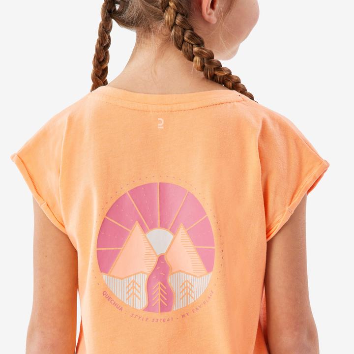 Produktbild Quechua T-Shirt Kinder Grösse 122–170 Wandern - NH100 orange (122, 128, 134, 140, 146, 152, 158, 164, 170, 130 B, 125 B)