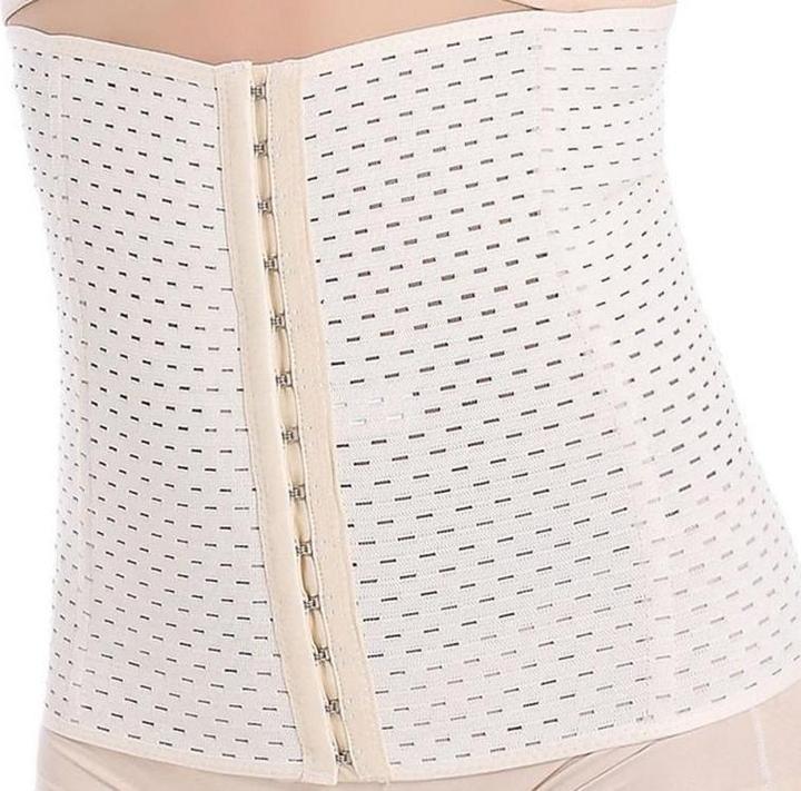 Produktbild JTI Taillentrainer / Trainingskorsett für Sanduhrfigur, M - Beige (M)