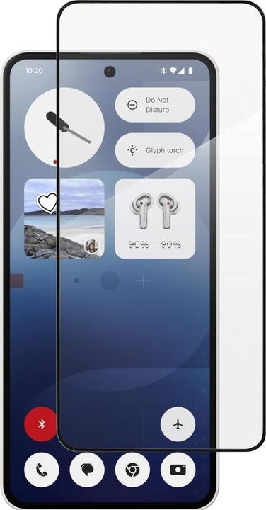 Produktbild Screenguard Full Screen Panzerglas Schutzfolie 2.5D 9H (1 Stück, Nothing Phone (3a))