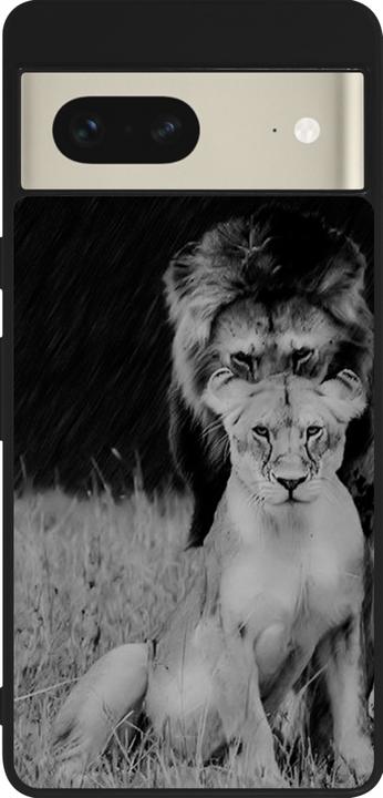 Produktbild PhoneLook Hülle Silikon schwarz Angry lions (Google Pixel 7)