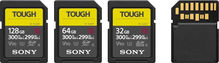 Image du produit Sony SF-G Tough SDXC UHS-II (32 Go, SDHC, U3, UHS-II)
