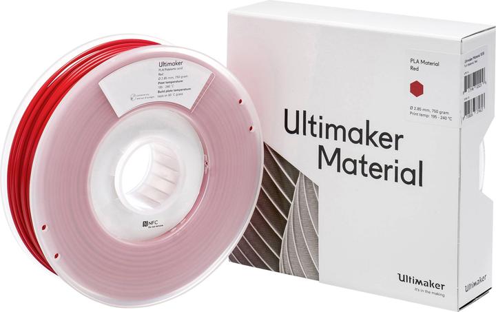 Immagine prodotto Ultimaker Pla (PLA, 2.85 mm, 750 g, Rosso)