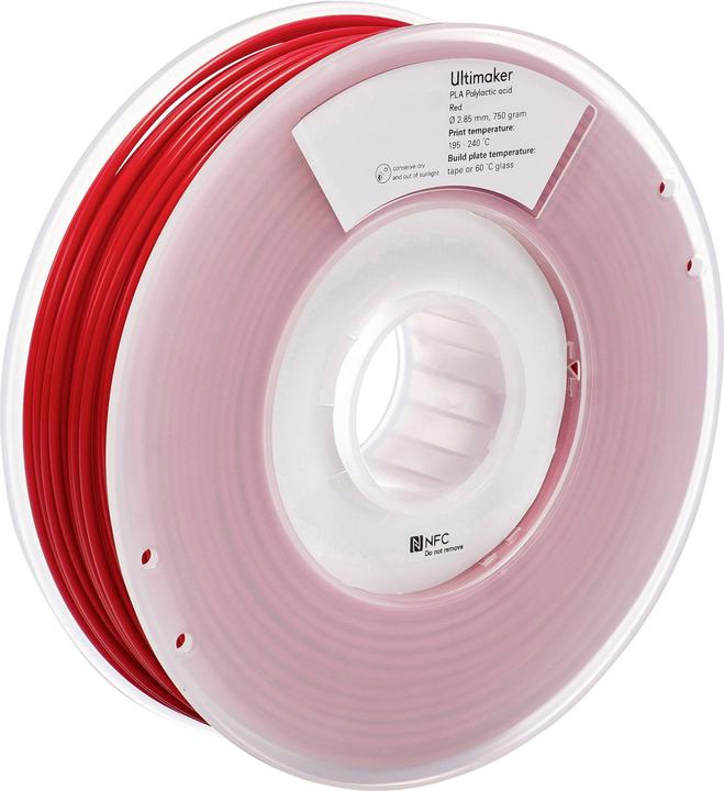 Immagine prodotto Ultimaker Pla (PLA, 2.85 mm, 750 g, Rosso)