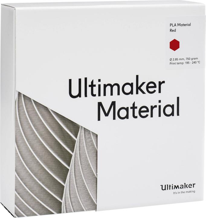 Immagine prodotto Ultimaker Pla (PLA, 2.85 mm, 750 g, Rosso)