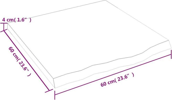 Produktbild VidaXL Gianna (60 x 4 x 60 cm)
