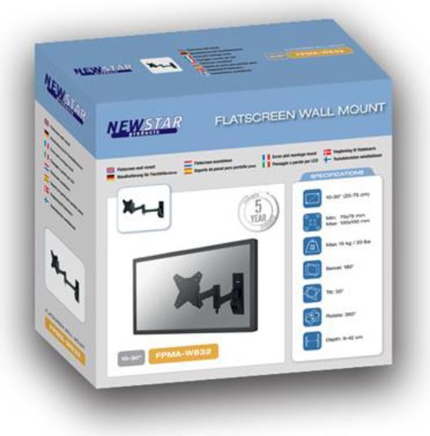 Produktbild Neomounts Fpma-W832 (Wand, 30")