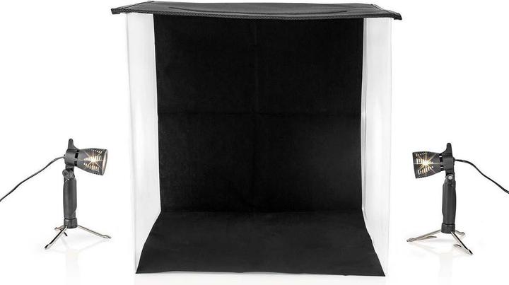 Actual product image Nedis Photo Studio Kit 400 lm Foldable Backgrounds incl. Carrying Bag included Black