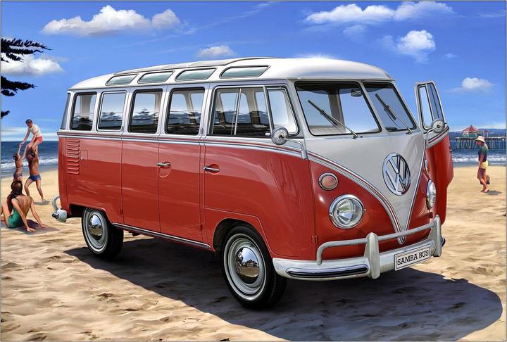 Actual product image Revell VW T1 Samba Bus