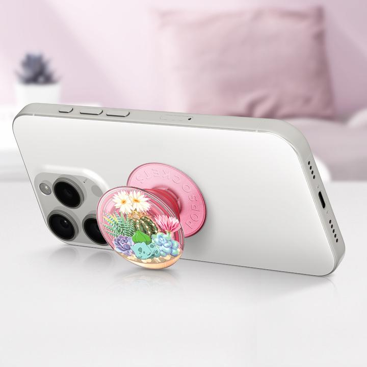 Produktbild PopSockets PopGrip Premium Bulbasaur Terrarium