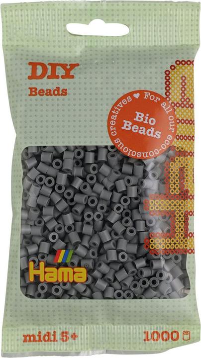 Image du produit Hama Perles à repasser bio - Gris (017), 1000 pièces.