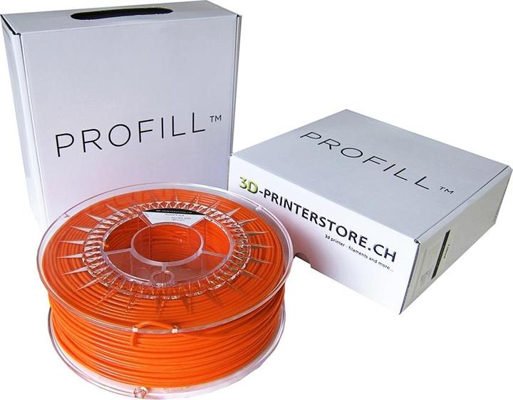 Actual product image 3d-printerstore.ch ABS ProFill Filament 2.85mm 1 kg orange RAL 2008 (ABS, 2.85 mm, 1000 g, Orange)