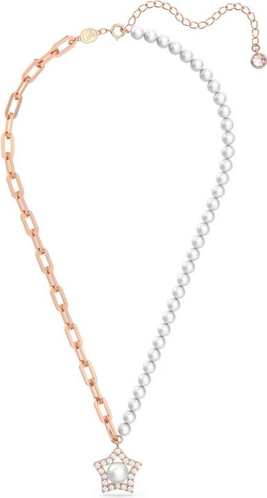 Produktbild Swarovski Stella Stern Kristallperlen Halskette Rosé (Swarovski Metall, 38 - 43 cm)