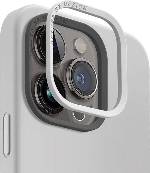 Image du produit Uniq étui Lino Hue iPhone 15 Pro 6.1" Magclick Charging jasnoszary/chalk grey (Apple iPhone 15 Pro)