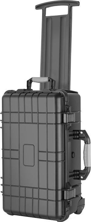 Actual product image tectake Wheeled Transport Case with Telescopic Handle (Photo case, 27 l)