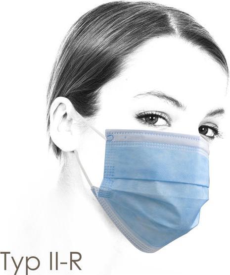 Novidarte Medizinische-OP-Maske: Typ II-R | Blau (50 x)
