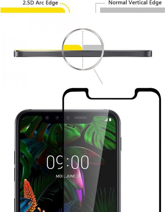 Image du produit Screenguard LG G8S ThinQ Full Screen Protection en verre blindé 2.5D 9H (1 pièce(s), G8 ThinQ)