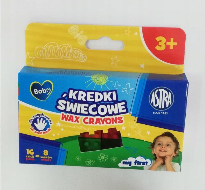 Image du produit Astra BABY Wachs-Knochen 16 Stück, 8 Farben (Multicolore, 16 x)
