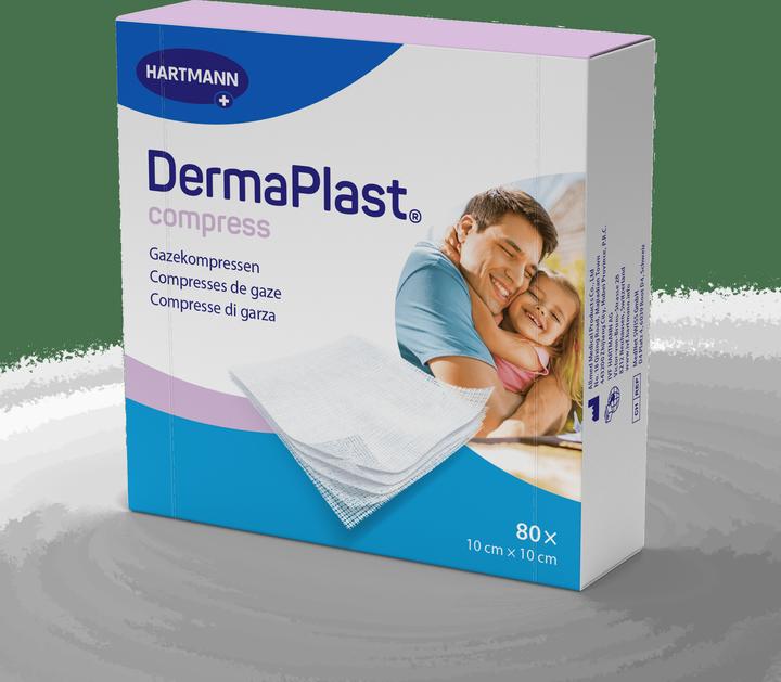 DermaPlast Compress 10x10cm 80 Stk
