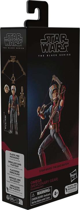 Produktbild Hasbro Star Wars: The Bad Batch Black Series figurine Omega (Mercenary Gear) 15 cm