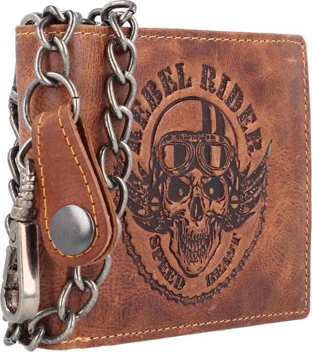 Produktbild Greenburry Rebel Rider Biker Geldbörse Leder 13 cm