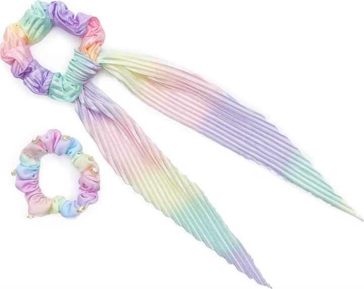 Immagine prodotto Great Pretenders Educazione creativa 88509 Fascette per capelli Arcobaleno pastello (Elastico per capelli)