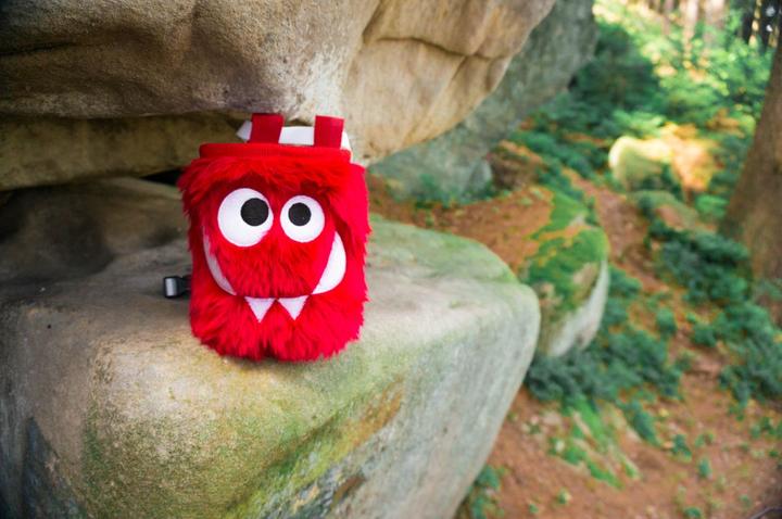Immagine prodotto Crafty Climbing Tangerine Foodie Monster Chalkbag