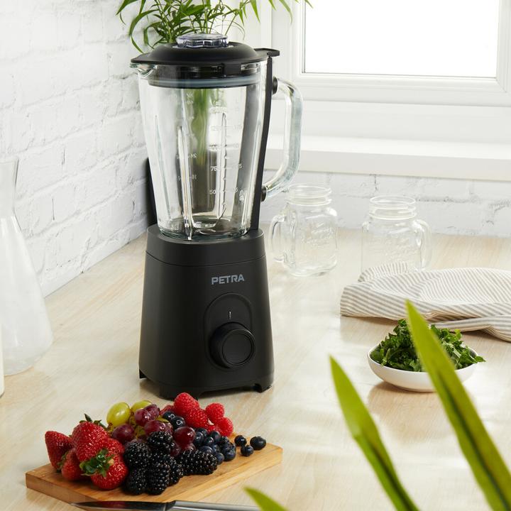 Actual product image Petra PT5531MBLKVDE Glass Jug blender black (600 W)
