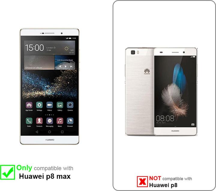 Image du produit Cadorabo Couverture look jeans Book (Huawei P8 Max)