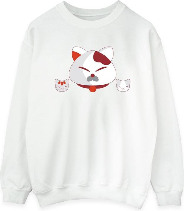 Actual product image Disney Womens/Ladies Big Hero 6 Baymax Kitten Heads Sweatshirt (XXL)