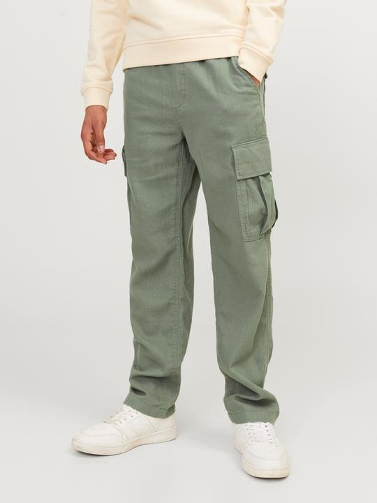 Actual product image Jack & Jones Jpstbill Jjnate Linen Blend Cargo Jnr (170)