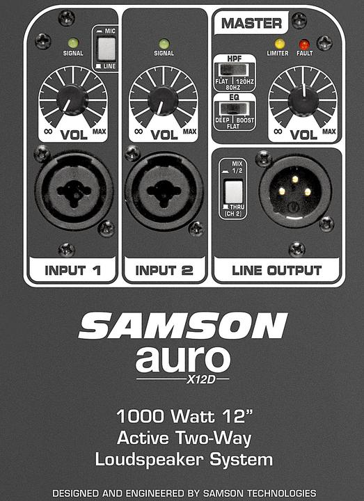 Immagine prodotto Samson Auro X12D (Passivo, 1x 400 W)