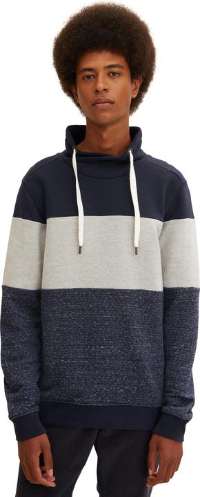 Produktbild Tom Tailor Sweatshirt Colour Blocking Pullover ohne Kapuze (M)