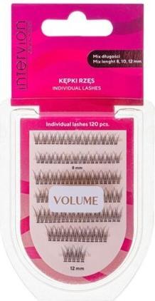 Image du produit Inter Vion Inter-Vion False Eyelashes In Tufts 8/10/12 120Pcs. (Cils artificiels)