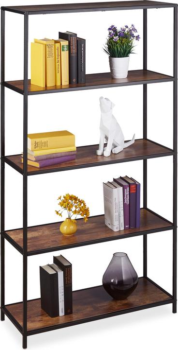 Produktbild Relaxdays Bücherregal (77 x 33 x 150 cm)