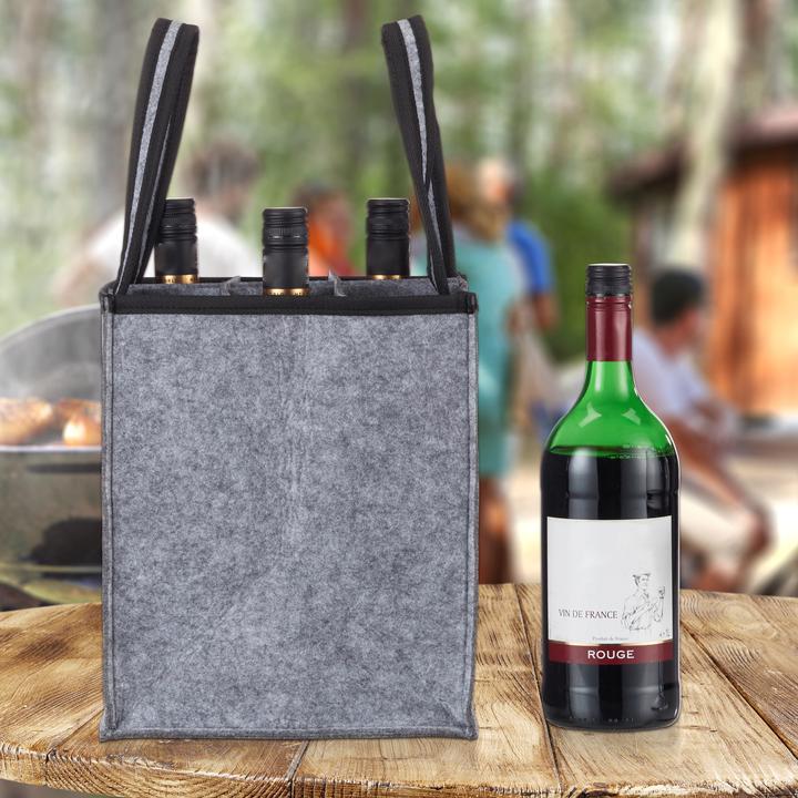 Actual product image Relaxdays Bottle bag