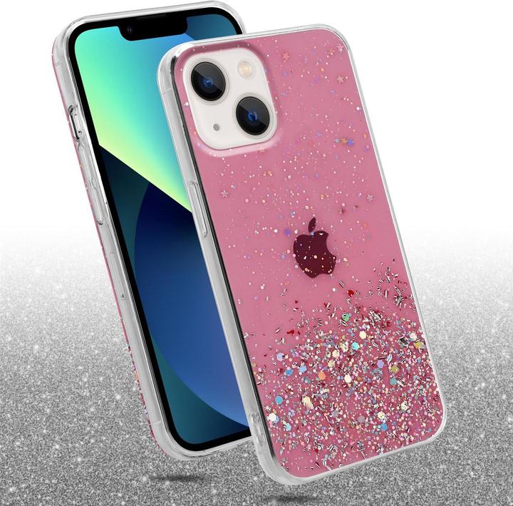 Actual product image Cadorabo TPU cover sparkling glitter (Apple iPhone 13)