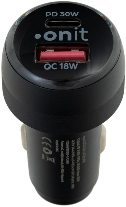 Onit Autoladegerät Dual 48 W PD, Stromanschluss Seite A