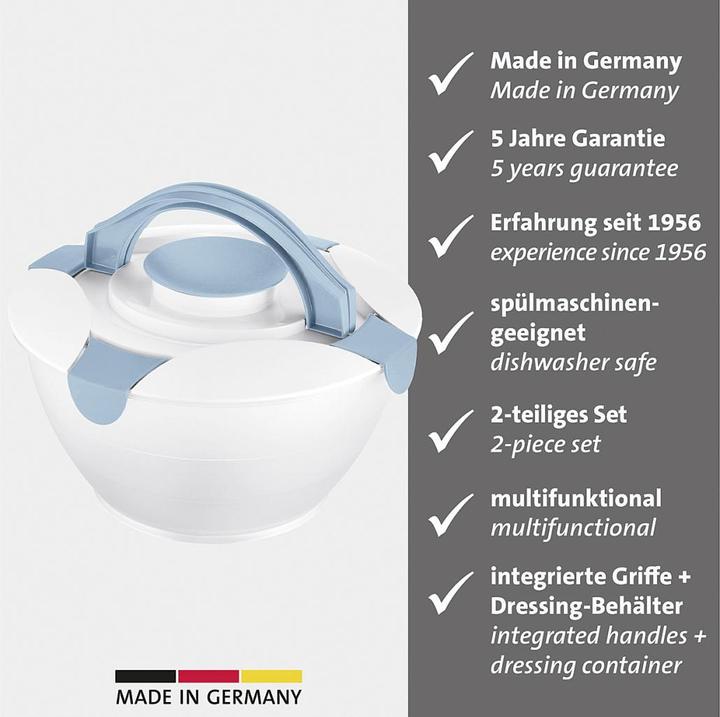 Actual product image Westmark Salad butler 6.5l blue (30.50 cm, 6.50 l, 1 x)