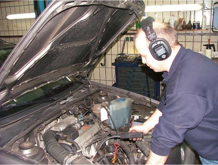 Produktbild KS Tools Elektronisches Profi-Stethoskop, 18-tlg.