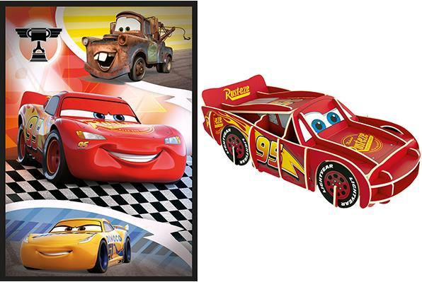 Actual product image Clementoni Puzzle Cars, 104 pieces + 3D model (104 pieces)