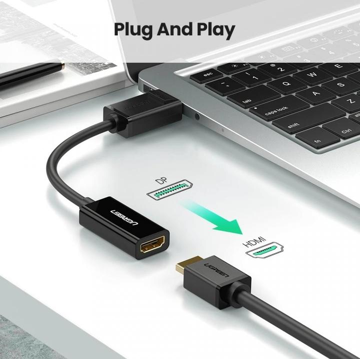 Produktbild Ugreen HDMI (Typ A) — DisplayPort (0.25 m, HDMI)
