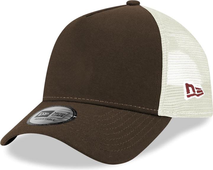 New Era A-Frame Mesh Trucker Cap - ESSENTIAL walnut braun