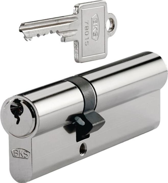 BKS Profildoppelzylinder PZ 8812 80/80 mm Not- und Gefahrenfunktion beidseitig Anzahl Schlüssel 3 ver...
