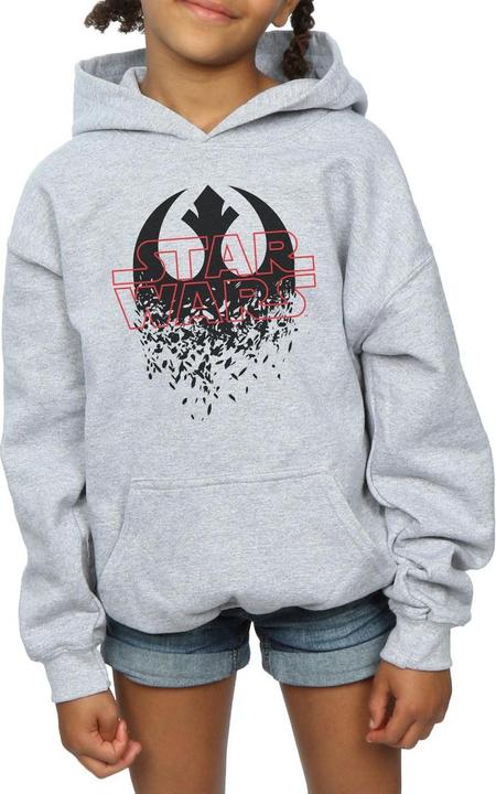 Immagine prodotto Star Wars The Last Jedi Shattered Emblem Felpa con Cappuccio Ragazze (140, 146)