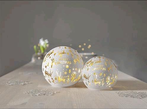 Immagine prodotto Star Trading Palla di vetro Merry Christmasø12ws